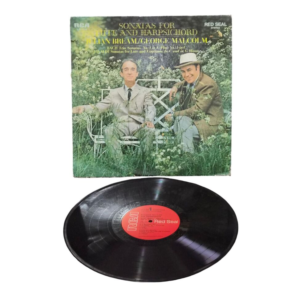 Julian Bream & George Malcolm LP – Lute and Harpsichord Sonatas, Baroque